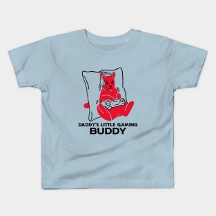 Daddy's Little Gaming Buddy | Cute Gamer Kids T-Shirt
